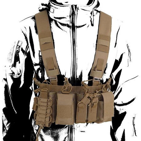 KAMIZELKA CHEST RIG STORM CORDURA COYOTE CMG