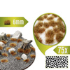 GSW - Static Grass Tufts 6 mm - Dry Brown