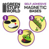 Green Stuff World Round Magnetic Sheet SELF-ADHESIVE - 25mm