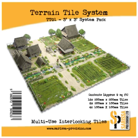SARISSA - 3'x3' Terrain Tile System Pack