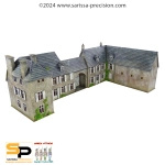 SARISSA PRECISION - NORMANDY MANOR (28MM) WITH FREE STENCIL