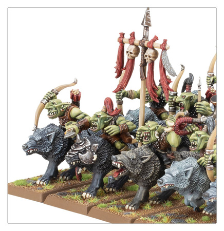 THE OLD WORLD - GOBLIN WOLF RIDER MOB