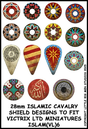 Islamic Cavalry Shield Transfers 6 – Kalkomanie do tarcz islamskiej kawalerii