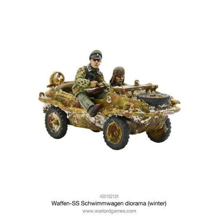BOLT ACTION Waffen-SS Schwimmwagen diorama (winter)
