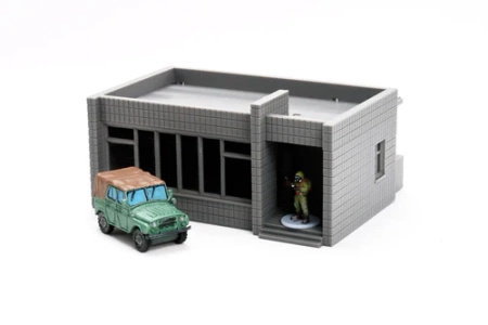 PM - Soviet Small Pump Station Shop - 3D Printed - 28mm