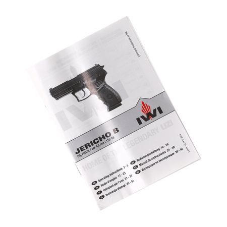 Pistolet wiatrówka IWI Jericho B 4,5 mm BB CO2