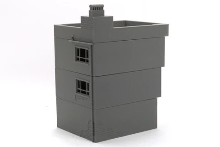 PM - Modern Middle East Urban Building MET_02 - 3D Printed - 28mm