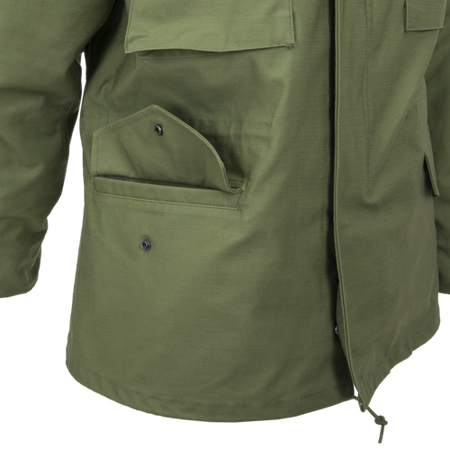 Kurtka M65 - NyCo Sateen - Czarna Helikon-Tex