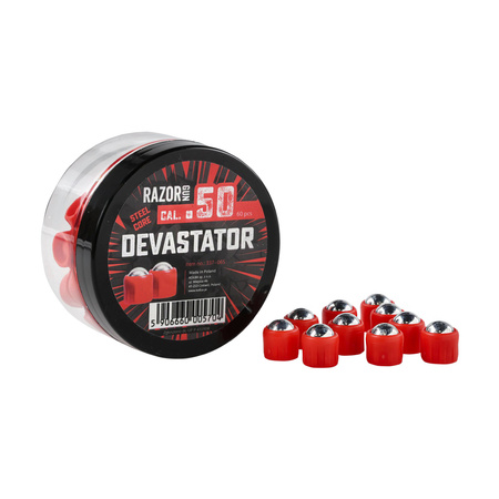 Kule metalowe Devastator Kal. .50 50szt. RazorGun