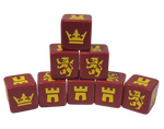 SAGA Medieval Dice - (Red) (Age of Chivalry)