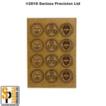 SARISSA PRECISION - Fatigue Counter Set Anglo-Danish / Saxons - Suitable For Saga