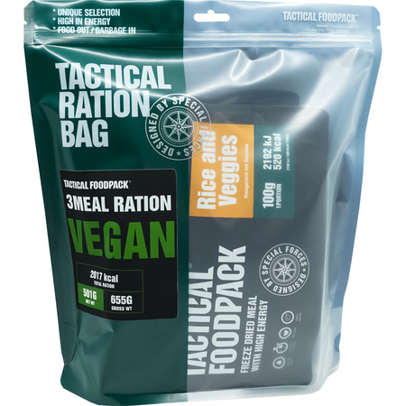 Zestaw Tactical FoodPack 3 Meal ration Vegan