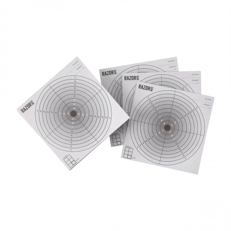 Tarcza strzelecka RazorGun 14x14cm czarny środek