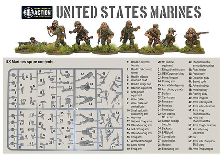 BOLT ACTION Semper Fidelis - US Marines Starter Army