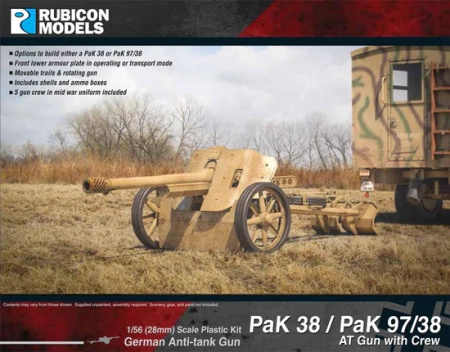 RUBICON 280058 - Pak 38 / Pak 97/38 AT Gun with Crew