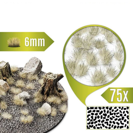 GSW - Static Grass Tufts 6 mm - Winter White