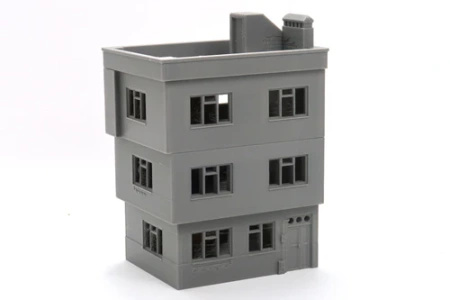 PM - Modern Middle East Urban Building MET_04 - 3D Printed - 28mm