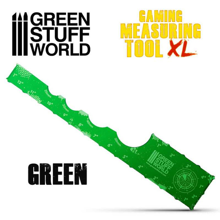 GSW - Gaming Measuring Tool - Green 12 inches