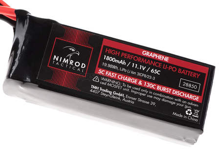 Bateria Lipo 11.1V 1800mAh 65C Graphene Nimrod