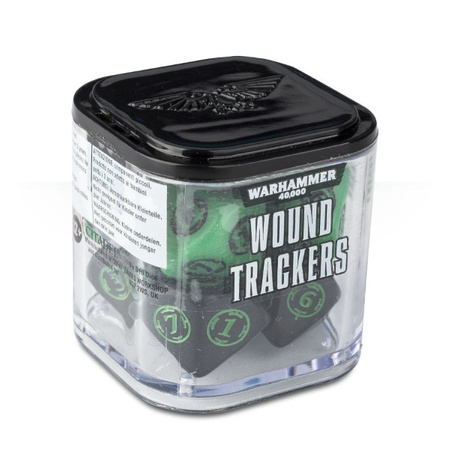 Warhammer 40k Wound Trackers zielono-czarne
