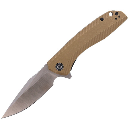 Nóż składany CIVIVI Baklash Stonewashed Brass, Satin Finish (C801J)