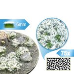 GSW - Shrubs TUFTS - 6mm FROSTED SNOW - GREEN