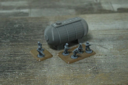 PM - Airfield Fuel Tank - 3D Printed - 28mm