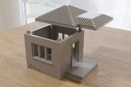 PM - Guard Hut - 3D Printed - 28mm