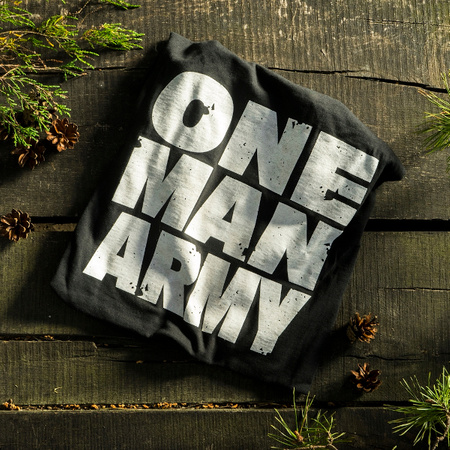 Koszulka ONE MAN ARMY czarna TIGER WOOD