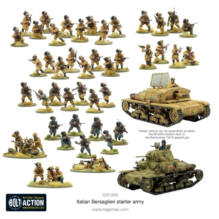 BOLT ACTION Italian Bersaglieri Starter Army