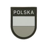 Naszywka 3D PVC Polska grey 101 INC