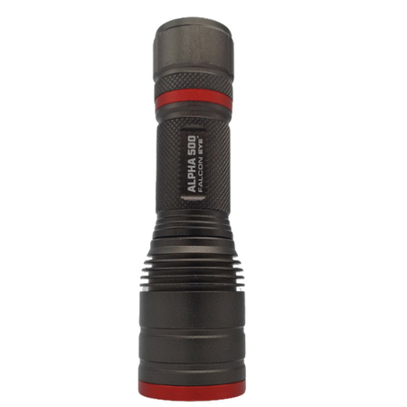 Latarka ręczna LED ALPHA 500, Falcon Eye 500 lm bateryjna 3xAAA Mactronic