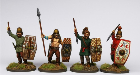 Gallic Shield Transfers 4 – kalkomanie tarcz do zestawów Victrix Gallic Warrior i Gallic Naked Fanatics
