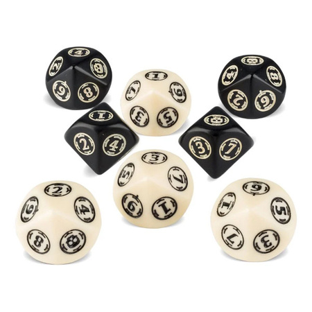 Warhammer 40k Wound Trackers kremowo-czarne