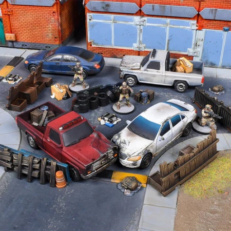 PM - Terrain Crate: Street Scatter – Urban Terrain Set (28mm Scale)
