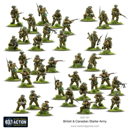 BOLT ACTION British & Canadian Army (1943-45) Starter Army