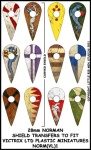 Norman Shield Designs 1 – Kalkomanie tarcz dla zestawu Normanów od Victrix