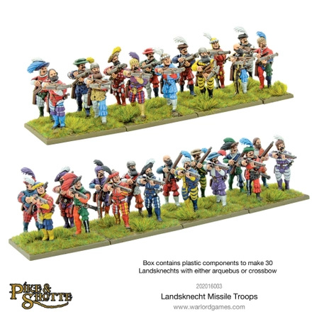 Pike & Shotte Landsknecht Missile Troops 