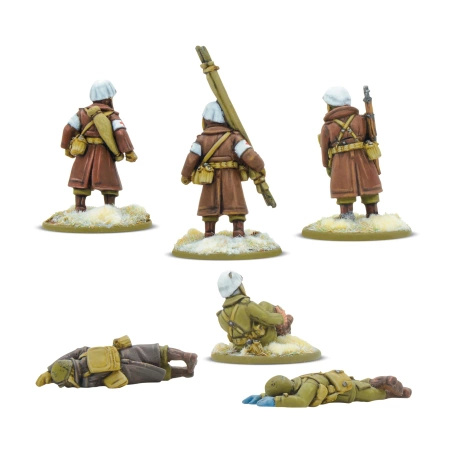 BOLT ACTION US Army (Winter) Stretcher Team & Casualties