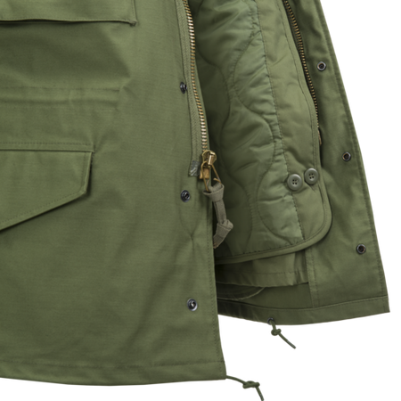 Kurtka M65 - NyCo Sateen - Czarna Helikon-Tex