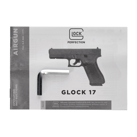 Pistolet wiatrówka Glock 17 gen 5. 4,5 mm Blowback