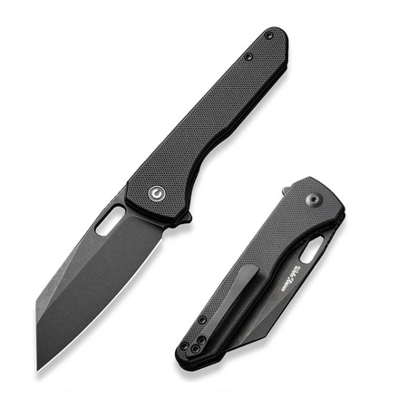 Nóż składany Civivi Nugz Black G10, Black Stonewashed 14C28N by Matthew Wehrwein (C23060-1)