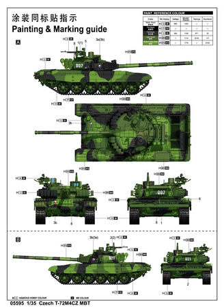 TRUMPETER 05595 Czech T-72M4CZ MBT 1/35