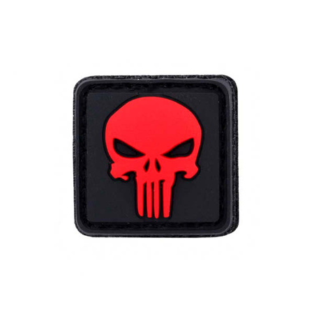 Naszywka 3D Punisher Czerwony 101 INC