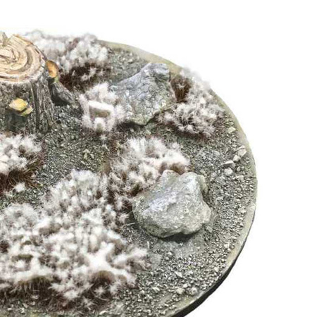 GSW - Shrubs TUFTS - 6mm FROSTED SNOW - BURNT