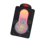 Znacznik FMA S-Lite Card Button Strobe Red Light