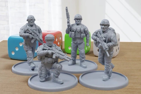 PM - US Army Iraq Patrol - 3D Printed - 28mm