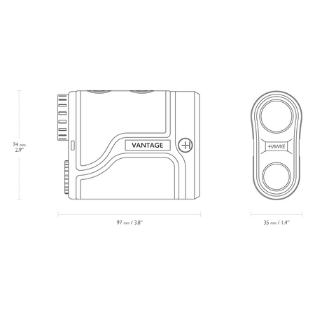 HAWKE Dalmierz laserowy Vantage LRF 400