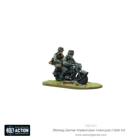 BOLT ACTION - Blitzkrieg German Kradschutzen Motorcycle (1939-1942)