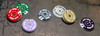 Trackers Counters, Range 0-9, Size 25mm, Random Colours